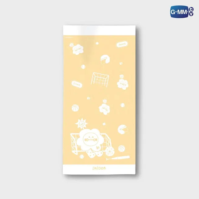 JAIDEE towel official GMMTV merchandise 100% cotton soft bath towel featuring Jaidee character design collectible BL merchandise