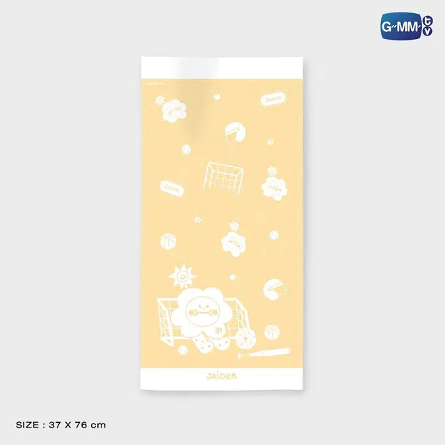 JAIDEE towel official GMMTV merchandise cotton towel size reference 37x76 cm soft character design Jaidee printed towel preview