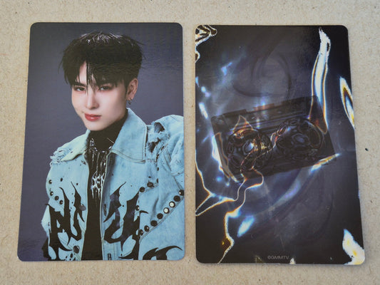 Santa JASP.ER RISER CONCERT THE FIRST RISE official GMMTV photocard front and back collectible T Pop artist card.