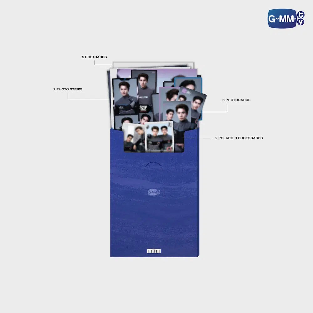 Jimmy Sea Heart Race mini photo set contents preview postcards photocards polaroids photo strips