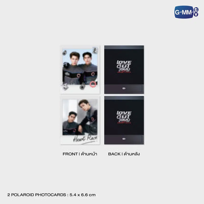 Jimmy Sea polaroid photocards Heart Race mini photo set instant style