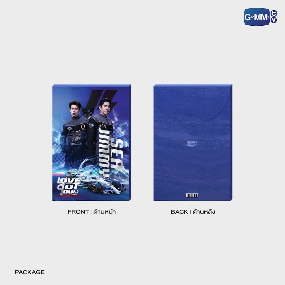 Jimmy Sea mini photo set packaging front and back GMMTV Heart Race
