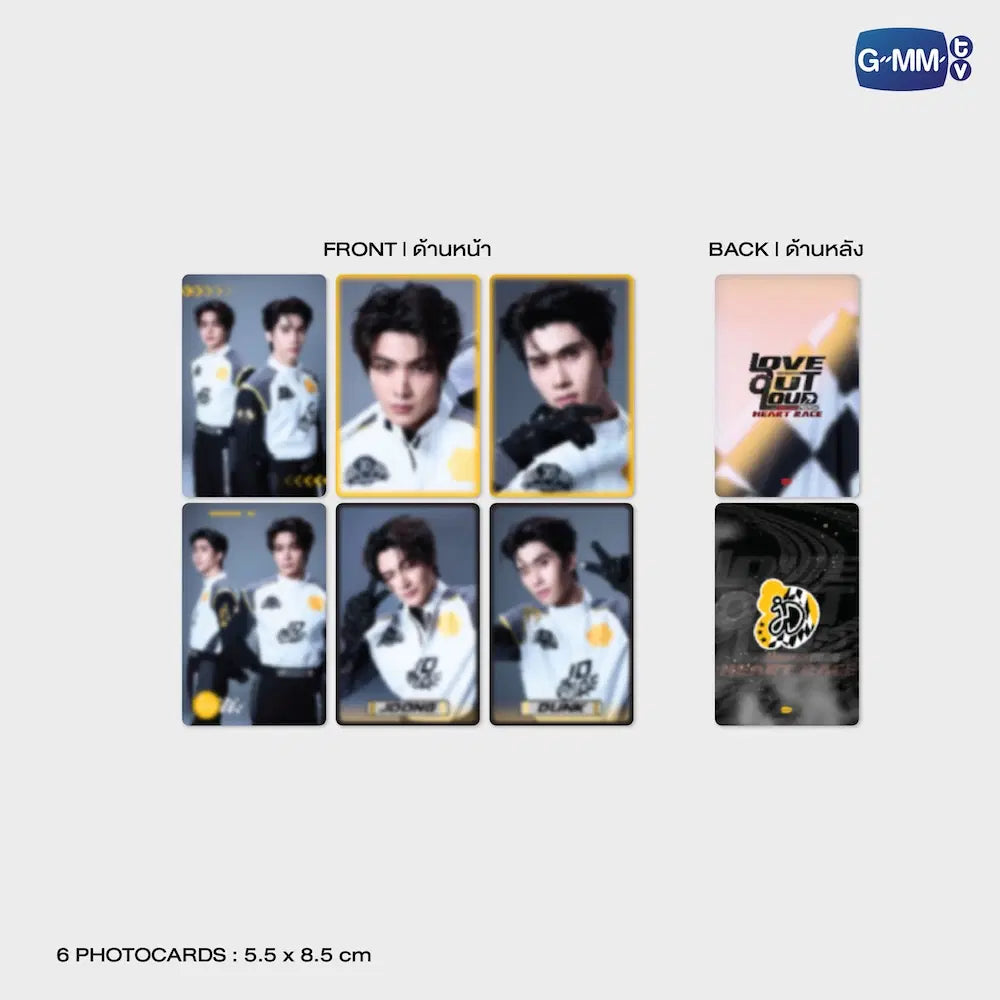 Joong Dunk photocards Heart Race mini photo set official GMMTV collectible cards