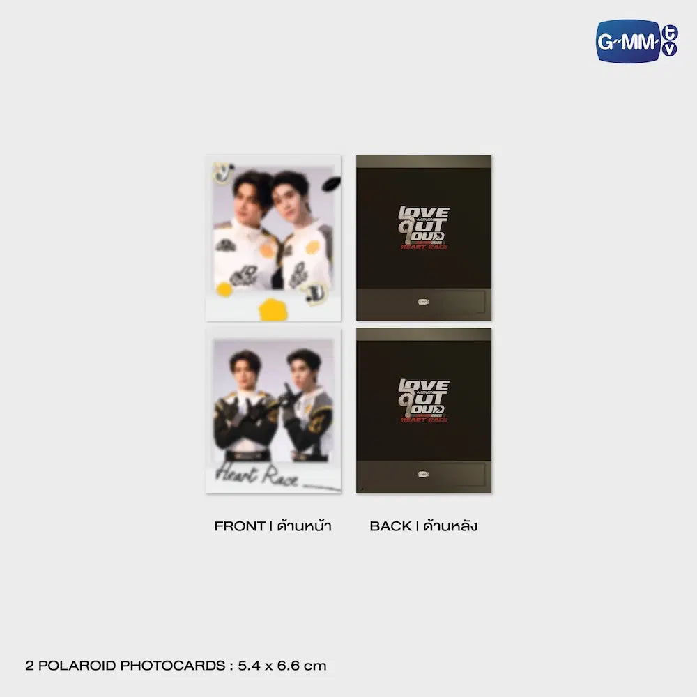 Joong Dunk polaroid photocards Heart Race mini photo set instant photos