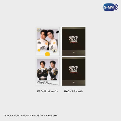 Joong Dunk polaroid photocards Heart Race mini photo set instant photos