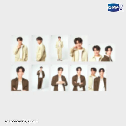 JOONGDunk postcard set with frame official GMMTV merchandise 10 postcards collection photo cards style set close up preview