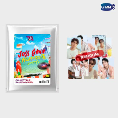 JossGawin Heat and Beat Concert collectible random card pack preview with blurred photocard designs official GMMTV merchandise
