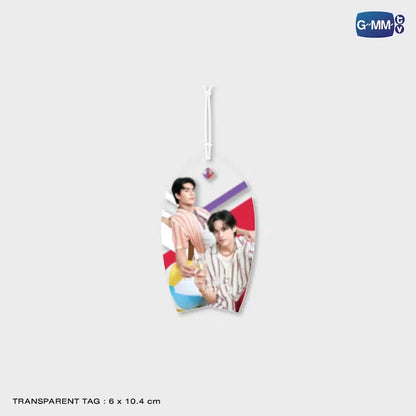 JossGawin transparent tag Heat and Beat Concert official GMMTV collectible merchandise accessory