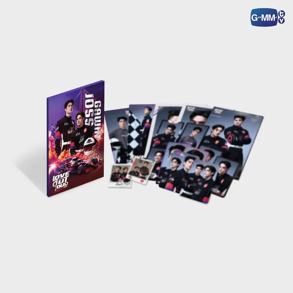 Joss Gawin mini photo set Heart Race 2026 GMMTV front with contents preview official merchandise