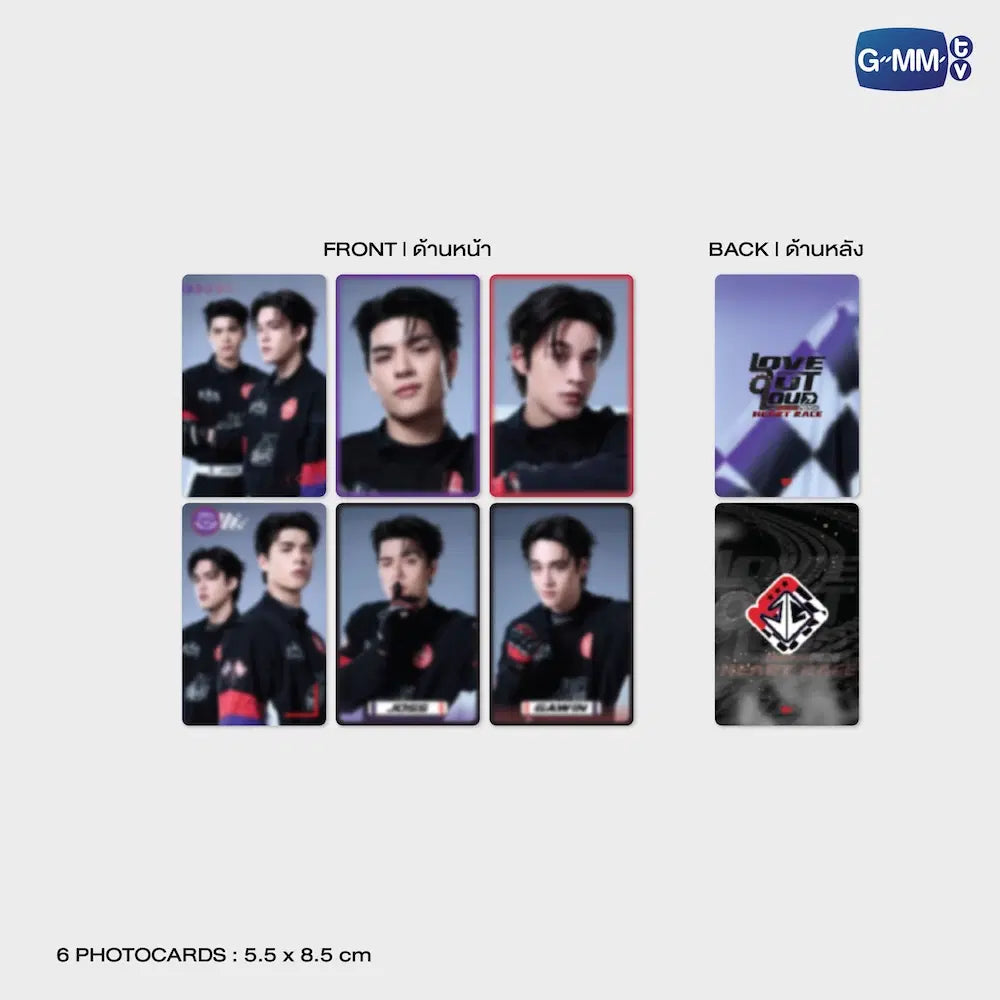 Joss Gawin photocards Heart Race mini photo set official GMMTV cards