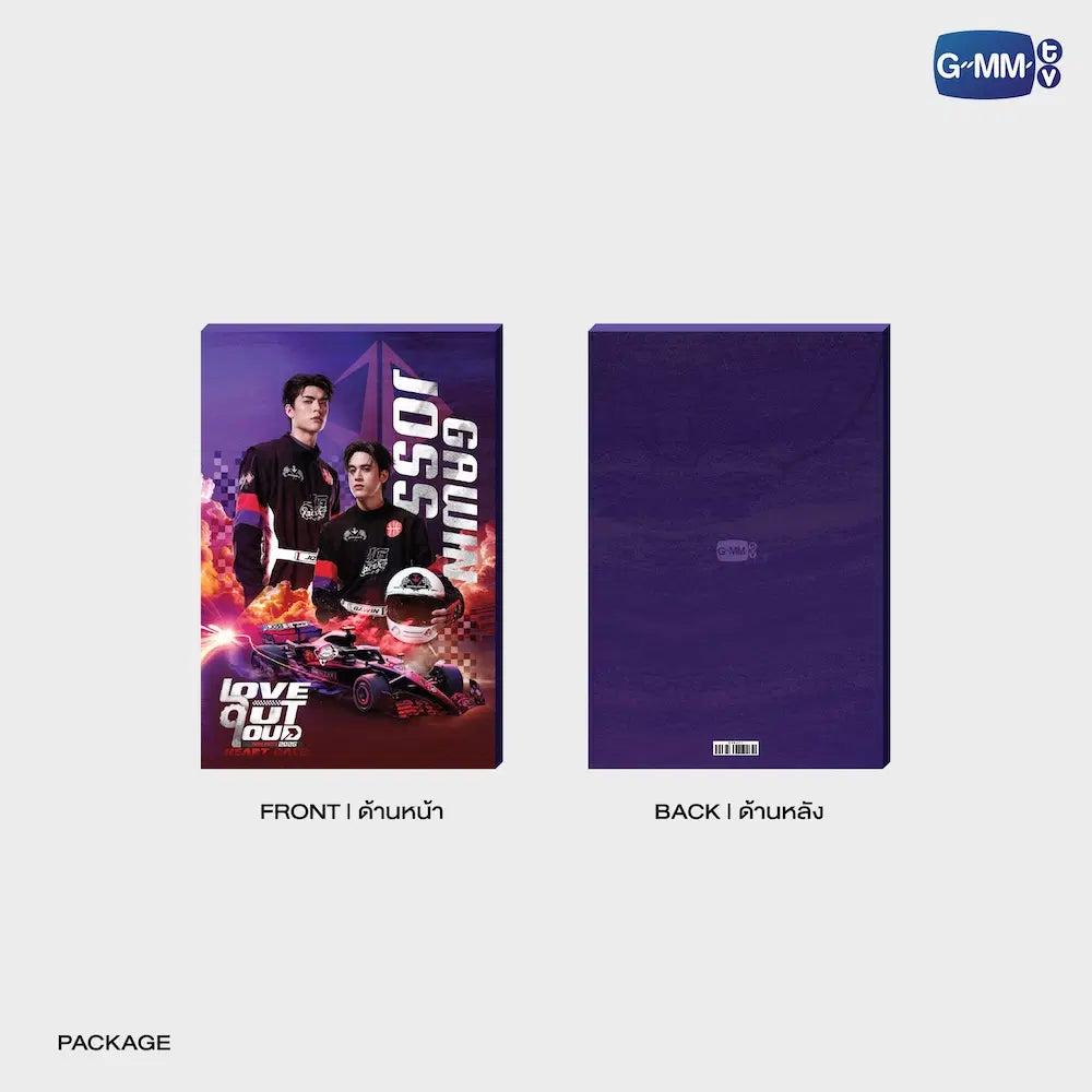 Joss Gawin mini photo set packaging front and back GMMTV Heart Race
