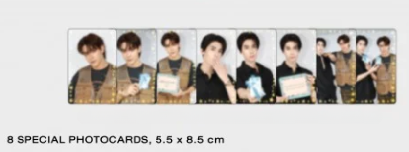 JoongDunk mystery box special photocard set official GMMTV merchandise collectible photocards Joong Dunk exclusive design preview GMMTV Mystery Box 2025