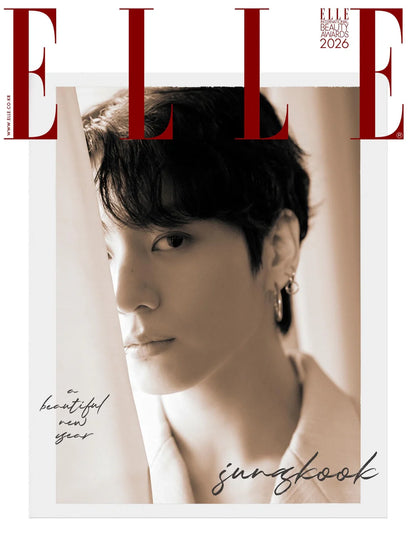 Jung Kook BTS Elle Korea Magazine January 2026 – Cover E, official pre-order magazine with BTS Jung Kook front cover.
