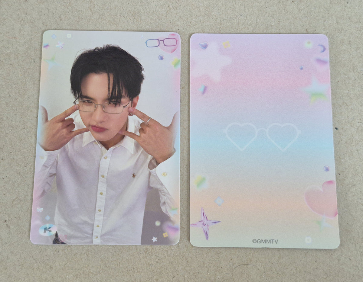 Keen BOYS ALL EYES HERE collectible photocard front and back official GMMTV SeaKeen merchandise.