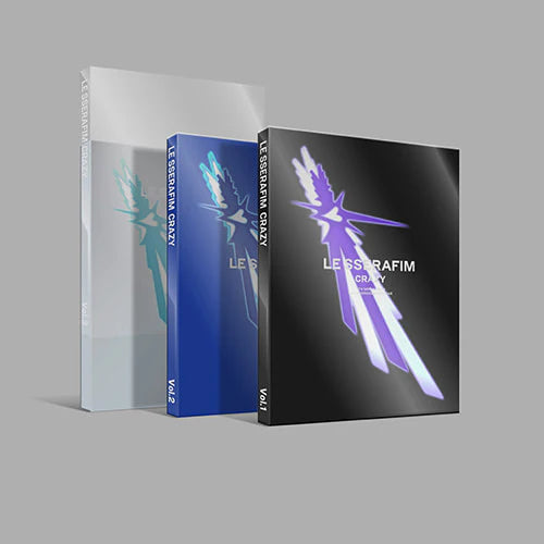 LE SSERAFIM CRAZY album cover preview all versions