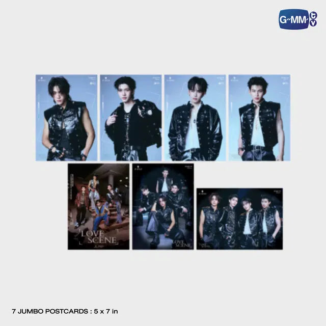 JASP ER LOVE SCENE jumbo postcards preview official T pop merchandise matte laminated art card postcard collection