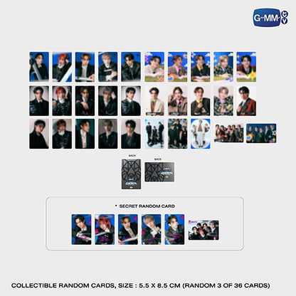 LYKN Dusk and Dawn World Tour collectible random photocard collection showing possible card designs including standard and secret cards official GMMTV merchandise