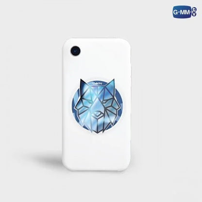 LYKN MagSafe griptok magnetic phone grip wolf logo T-POP merch