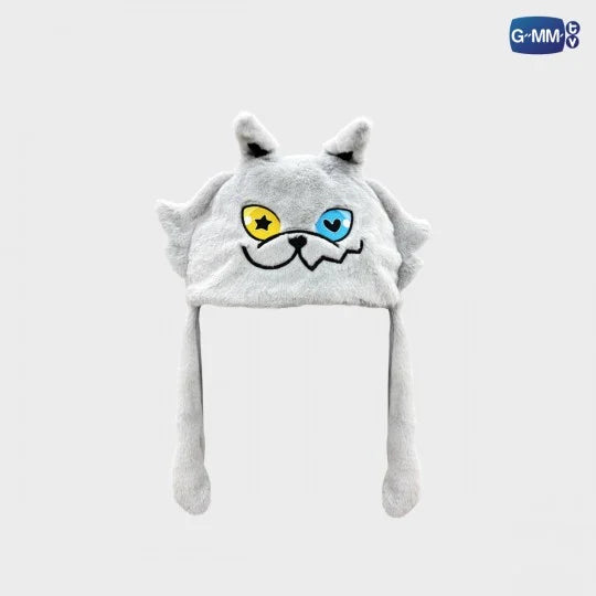 LYKYOU Fluffy Ear Pop Hat T-POP merch soft plush pop-up ears