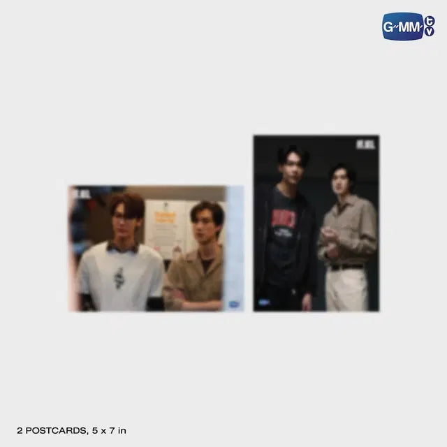 MR.KILL Novel English Version postcard set preview featuring 2 collectible postcards official GMMTV merchandise