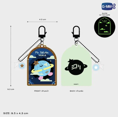 MR. SATURNWORLD Glow Keychain | GMMTV Official – Idol Fusion
