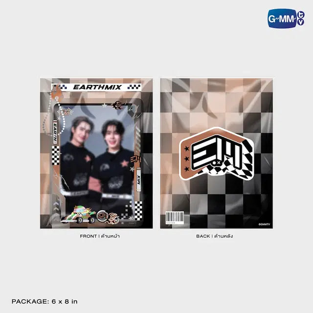 Mr. Saturnworld postcard holder packaging front and back official GMMTV merchandise