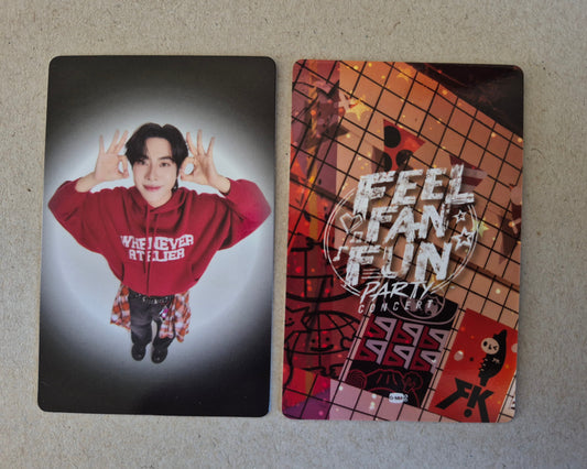 Mix FEEL FAN FUN PARTY CONCERT collectible photocard front and back official GMMTV EarthMix merchandise