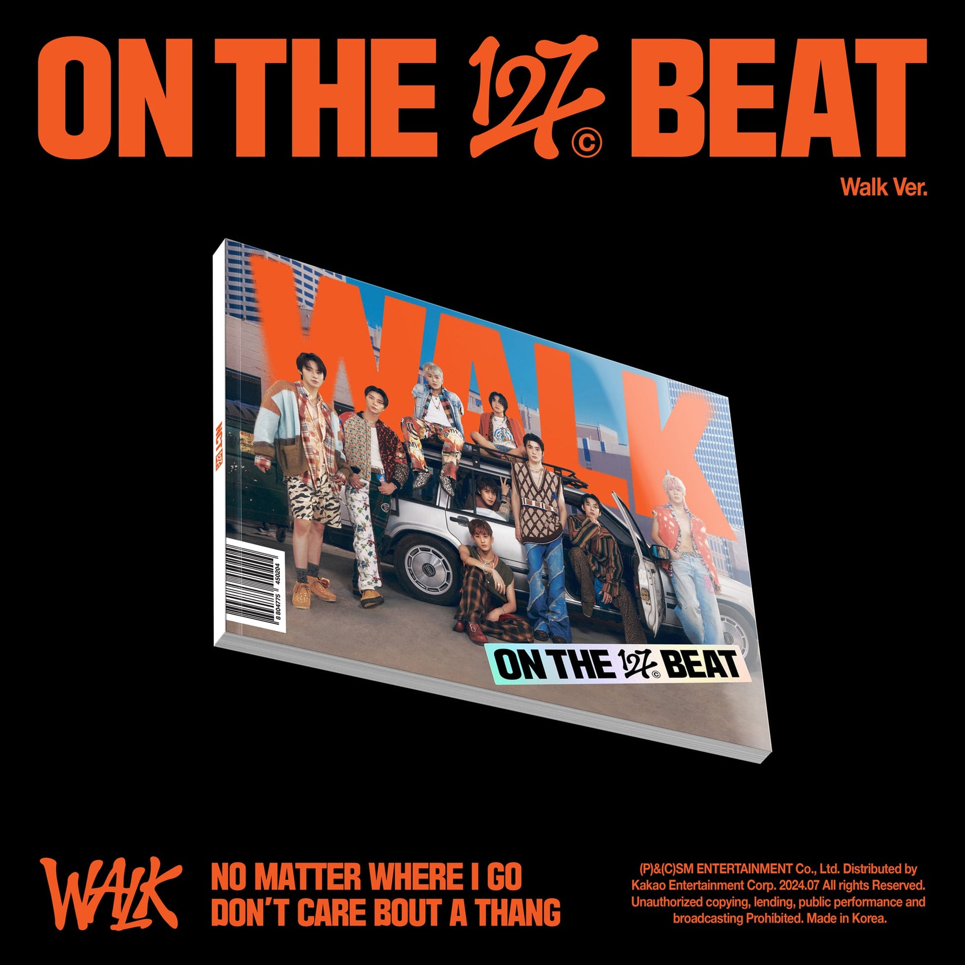 NCT 127 6th album WALK Walk version official K-pop 
