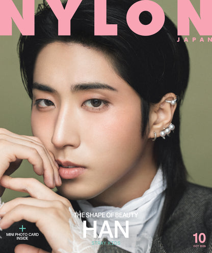 Stray Kids HAN NYLON JAPAN October 2026 Cover A official magazine front cover collectible publication featuring HAN