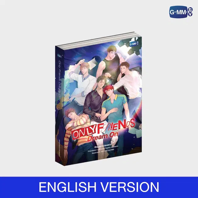 ONLY FRIENDS DREAM ON Novel English Version front cover official GMMTV merchandise collectible book