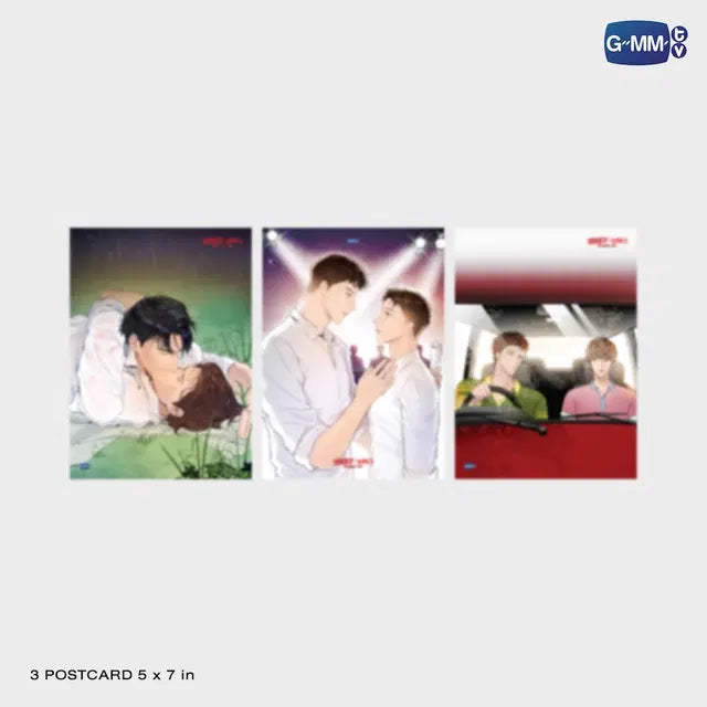 ONLY FRIENDS DREAM ON Novel English Version bonus postcard set preview featuring 3 collectible postcards official GMMTV merchandise