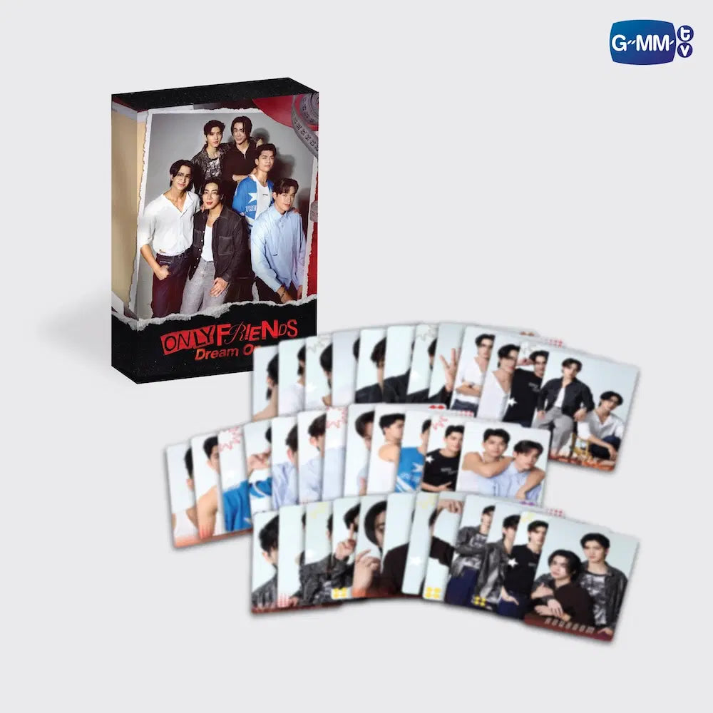 Only Friends Dream On photocard set GMMTV official collectible card set packaging featuring Earth Mix Joss Gawin Aou Boom