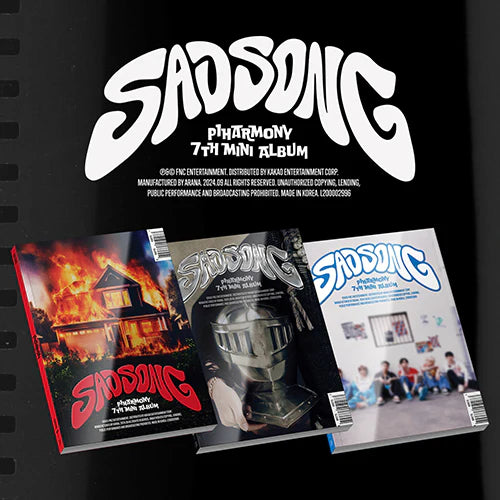 P1Harmony 7th mini album SAD SONG official K-pop CD photobook