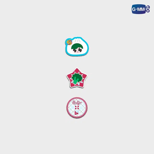 Paody button cover set official GMMTV merchandise decorative acrylic shirt button accessories collectible character set