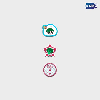 Paody button cover set official GMMTV merchandise decorative acrylic shirt button accessories collectible character set