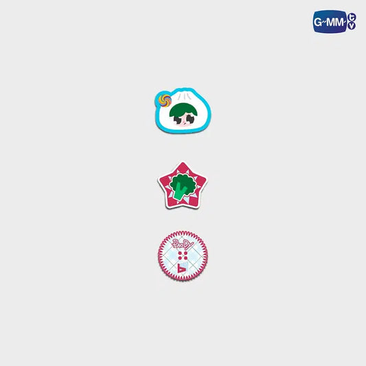 Paody button cover set official GMMTV merchandise decorative acrylic shirt button accessories collectible character set