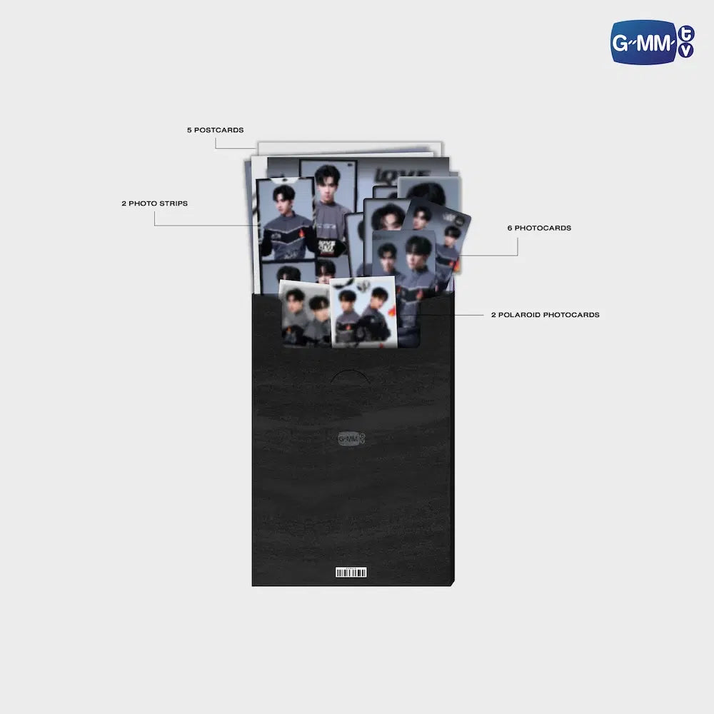 Perth Santa Heart Race mini photo set contents preview postcards photocards polaroids photo strips