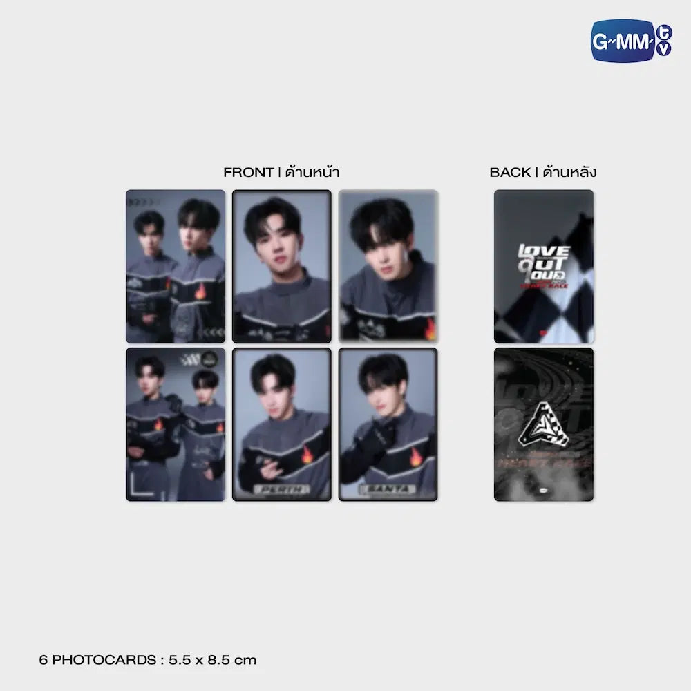 Perth Santa photocards Heart Race mini photo set official GMMTV