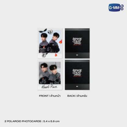 Perth Santa polaroid photocards Heart Race mini photo set instant photos