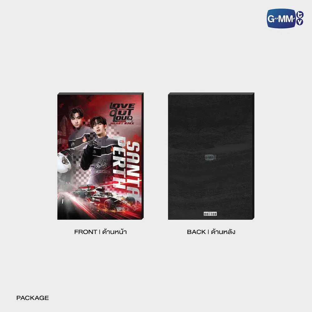 Perth Santa mini photo set packaging front and back GMMTV Heart Race