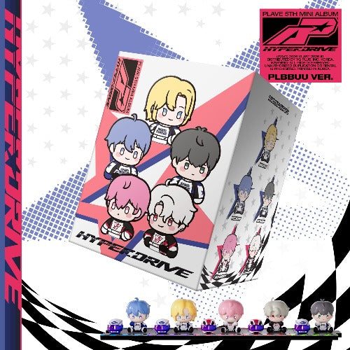 PLAVE HYPERDRIVE PLBBUU Ver album package with all 5 character figure versions preview official Kpop album collection