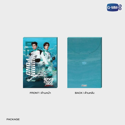 Pond Phuwin mini photo set packaging front and back GMMTV Heart Race official