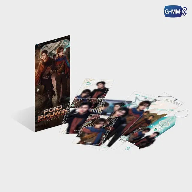 PondPhuwin Space Soul-dyssey Concert Transparent Photo Set package front with blurred contents preview official GMMTV merchandise