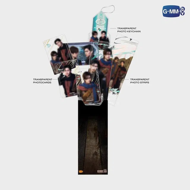 PondPhuwin Space Soul-dyssey Concert Transparent Photo Set blurred contents preview with back packaging official GMMTV merchandise