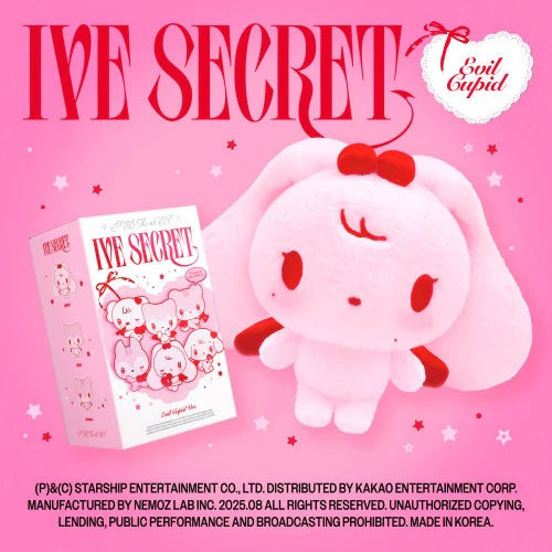 Front cover of IVE 4th Mini Album [IVE SECRET] EVIL CUPID Ver. (PLATFORM Ver., Limited Edition).