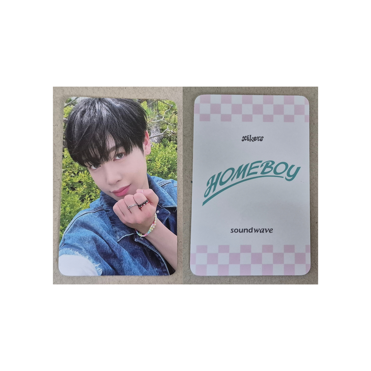 Official xikers HOUSE OF TRICKY: How to Play Homeboy Pop Up Store photocard (Hunter).