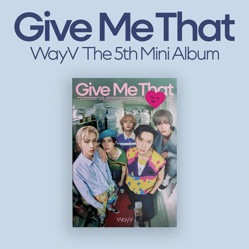 WayV Give Me That photobook album – Cover B.