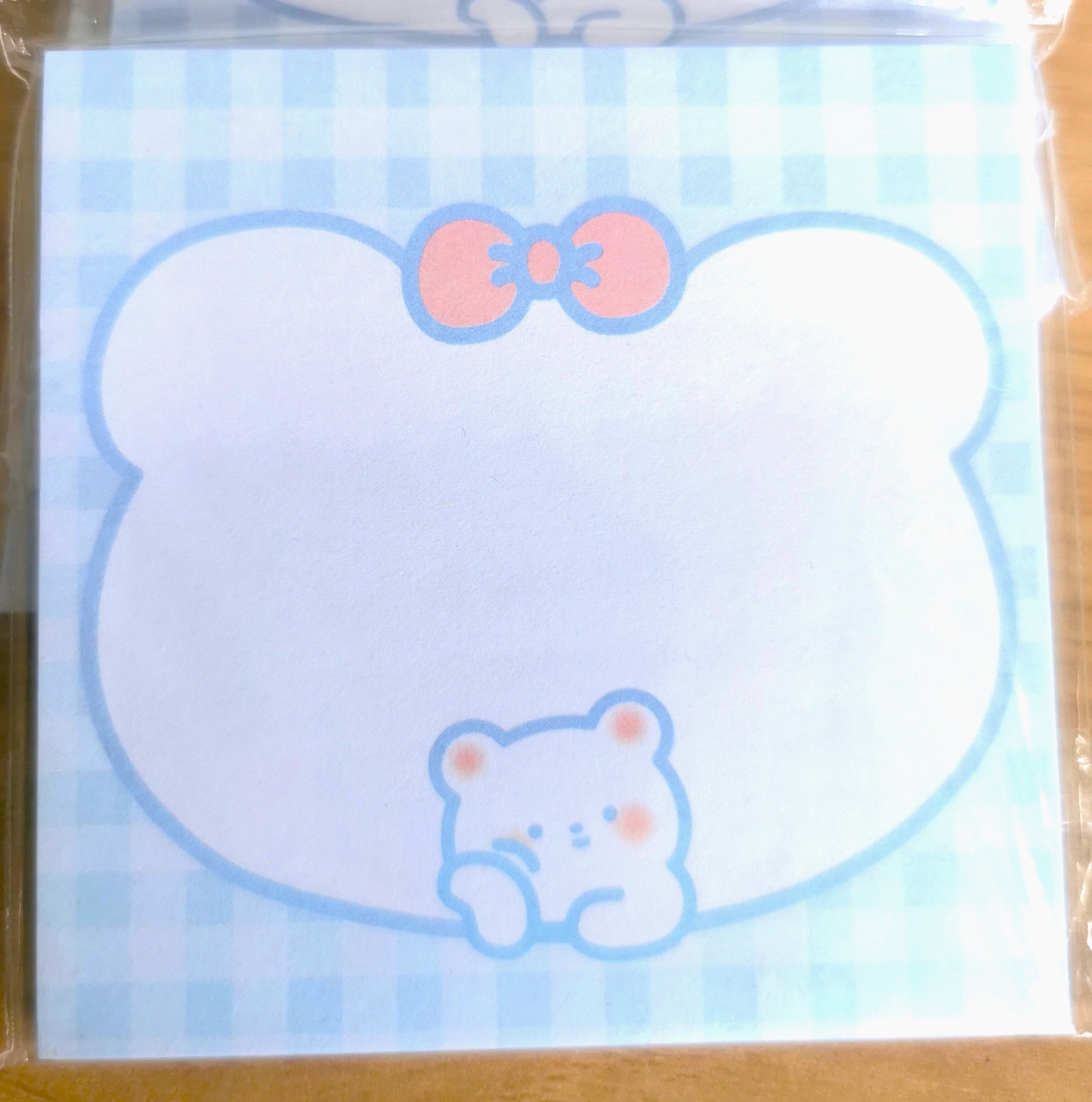 Cute Sticky Notes 3x3 memo pad with strong self-adhesive, colourful and fun stationery for office, school, home, or gifting.