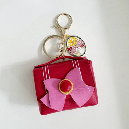 Red version of the bag.