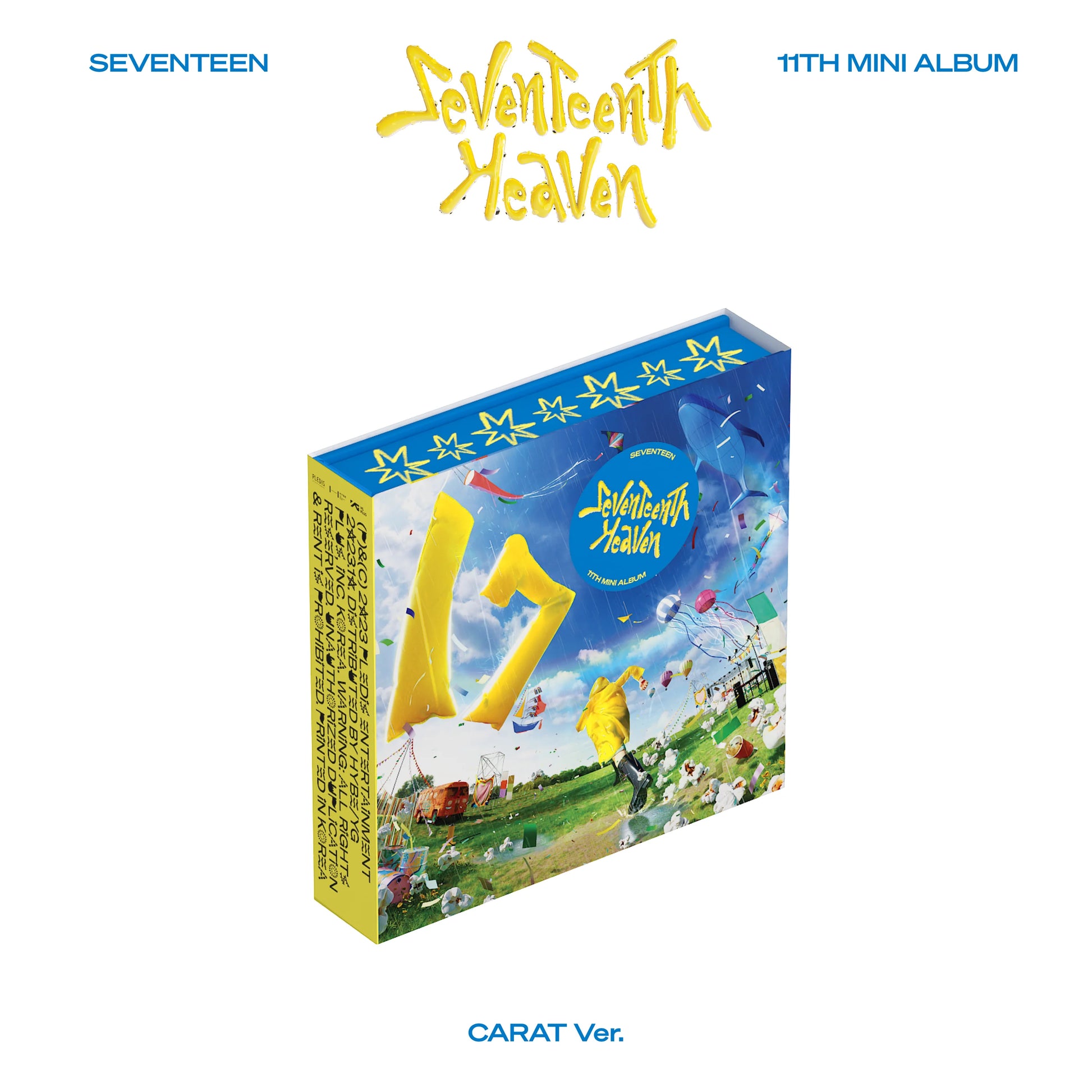 Front cover of Seventeenth Heaven 11th Mini Album (Carat version).